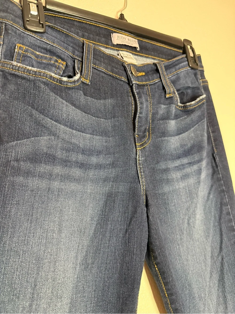 JUDY BLUE Dark Wash Skinny Jeans Sz 9/29 - Picture 2 of 5